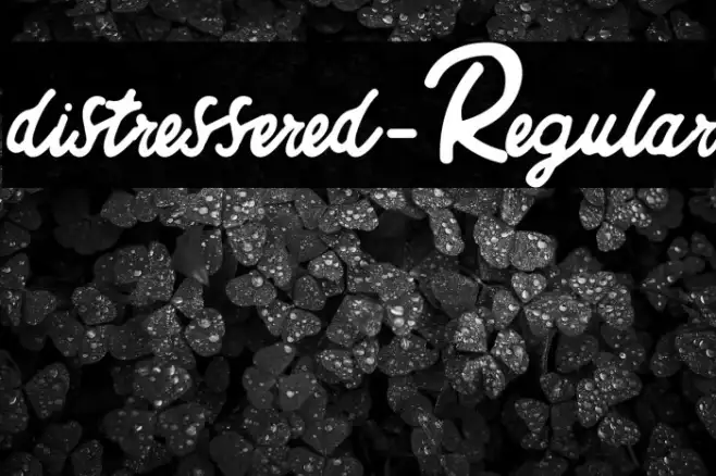 distressered-Regular Example 2