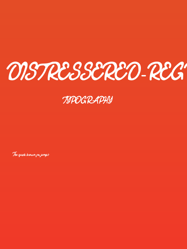 distressered-Regular Poster