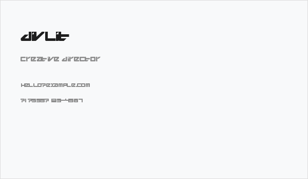 divlit Business Card