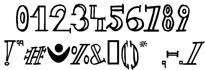 diz 1 Font OTHER CHARS