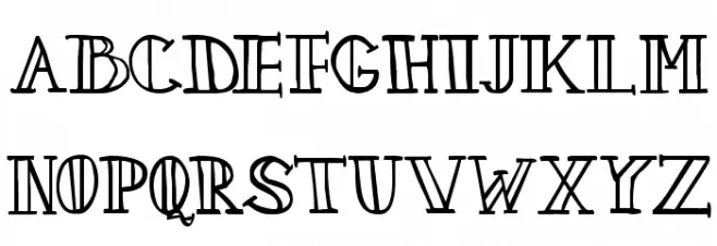 diz 1 フォント 大文字