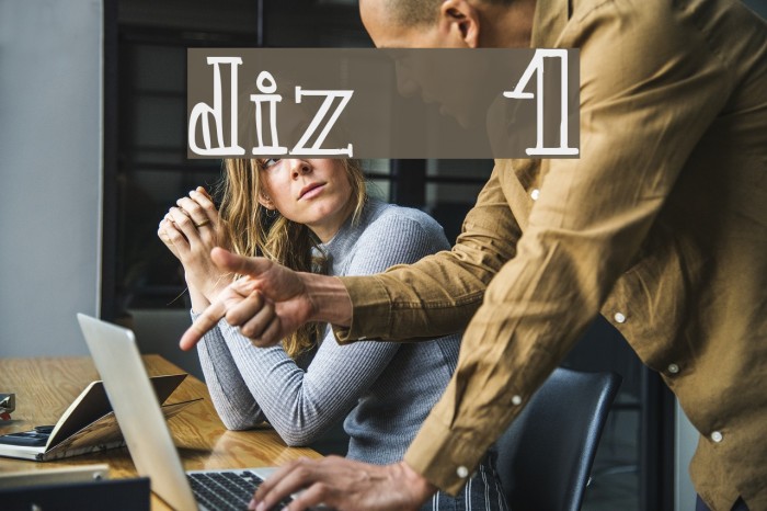 diz 1 Font examples