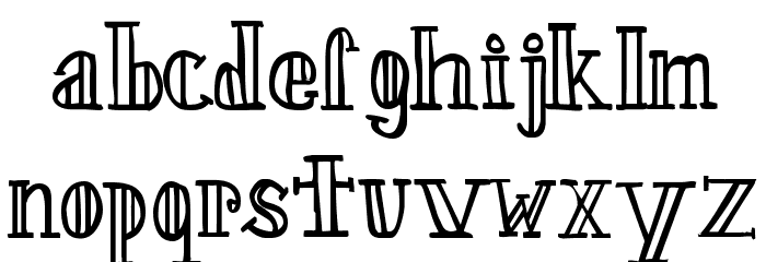 diz 1 Font LOWERCASE