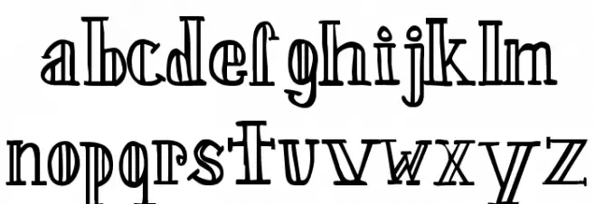 diz  1 خط أحرف صغيرة