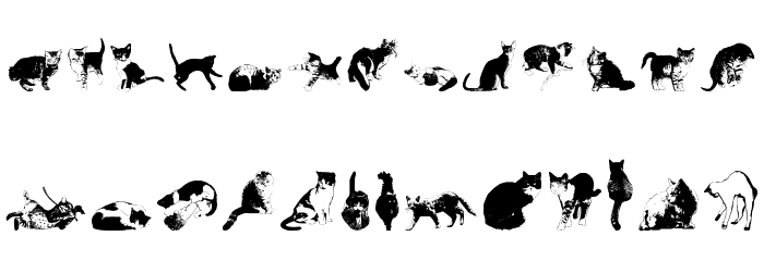 DJ Cats Font LOWERCASE
