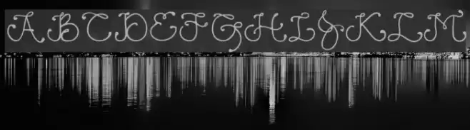 DJ Fancy Font examples