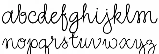 DJ Fancy फ़ॉन्ट लोअरकेस