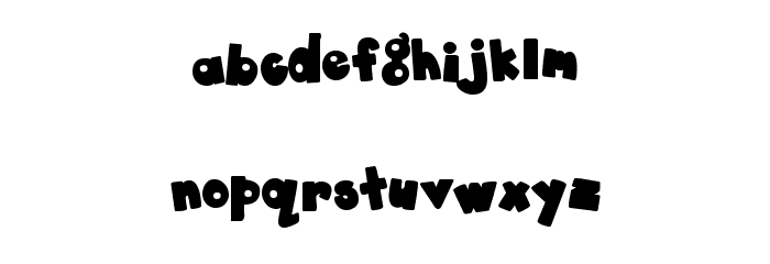 DJ Football Font LOWERCASE