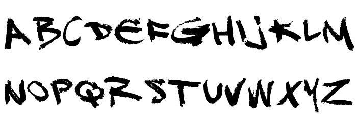 DJ Gross Font LOWERCASE