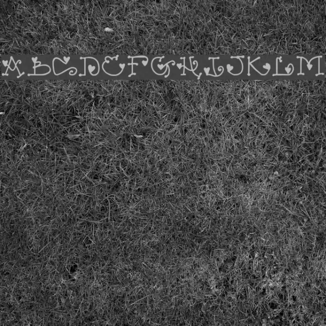 DJ Love Font examples