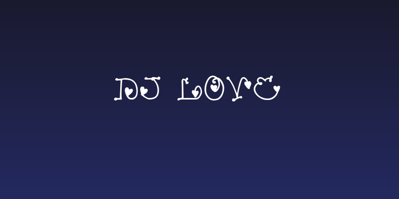 DJ Love Social Header