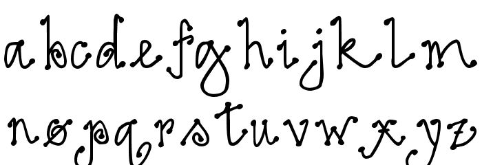 DJ Love Font LOWERCASE