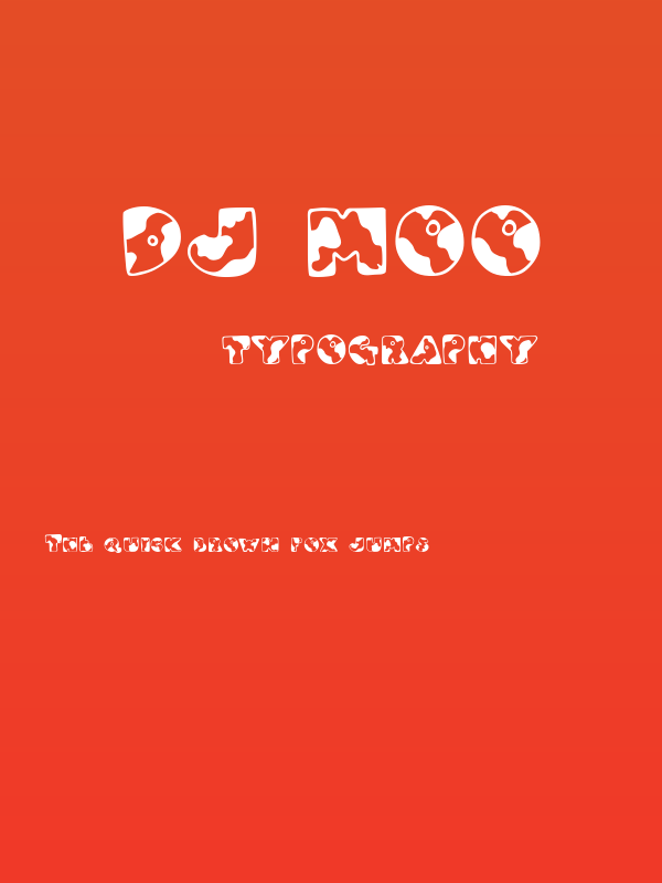 DJ Moo Poster