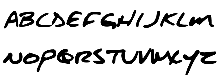DJB About a Boy Font LOWERCASE