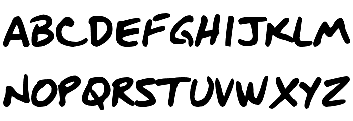 DJB BLUEPRINT Font LOWERCASE