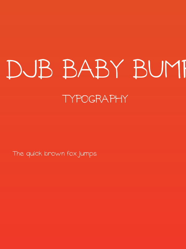 DJB Baby Bump Poster
