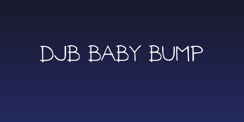 DJB Baby Bump Social Header