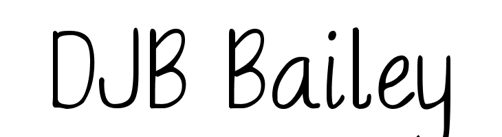 DJB Bailey Font