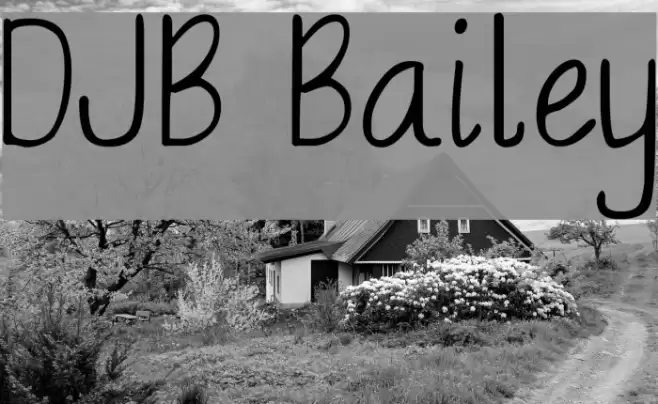 DJB Bailey Font examples