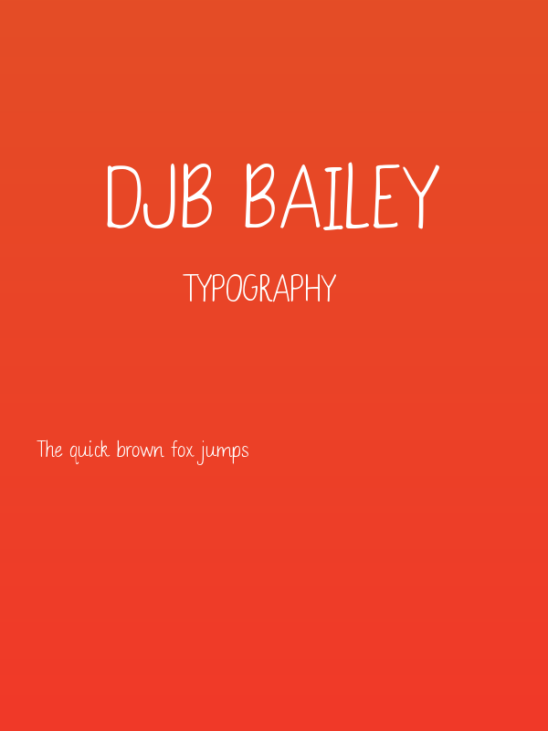 DJB Bailey Poster