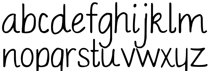 DJB Bailey Font LOWERCASE
