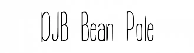 DJB Bean Pole  नि: शुल्क फ़ॉन्ट्स डाउनलोड