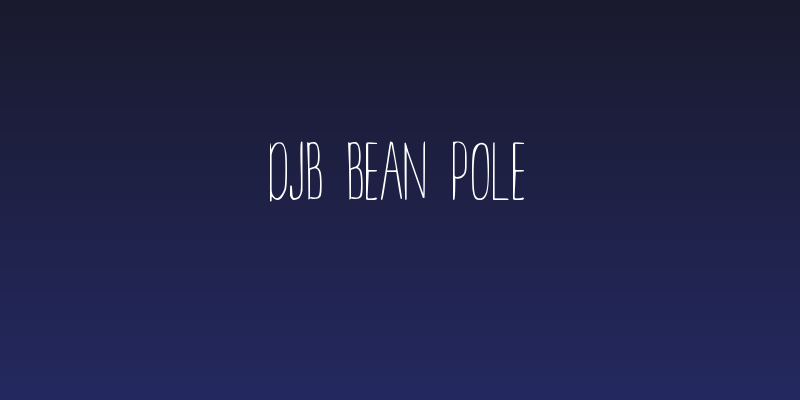 DJB Bean Pole Social Header