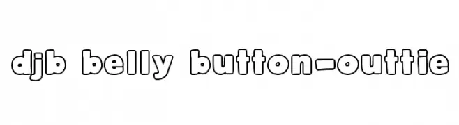 DJB Belly Button-Outtie  Descarca Fonturi Gratis