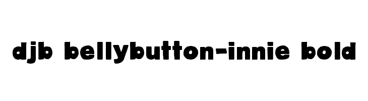DJB BellyButton-Innie Bold  Frei Schriftart Herunterladen