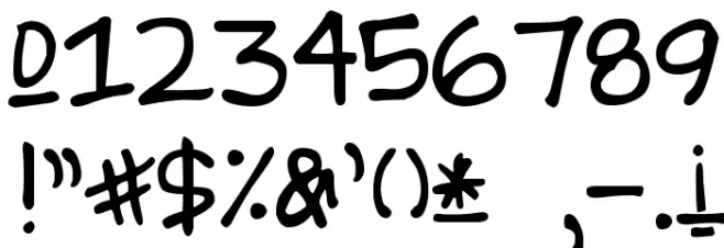 DJB Brewhaus Special Font OTHER CHARS