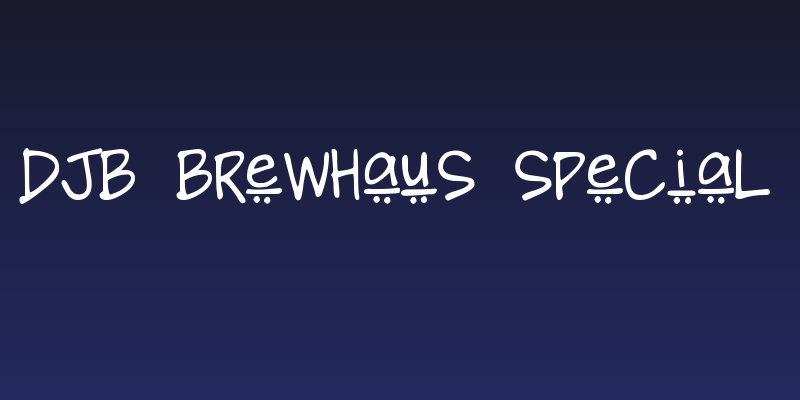 DJB Brewhaus Special Social Header