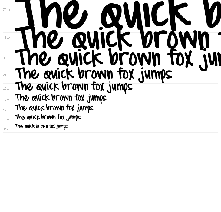 DJB Brit's Thick Pen Bold Waterfall