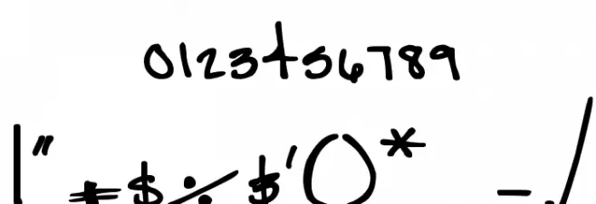 DJB CASSANDRA Font OTHER CHARS