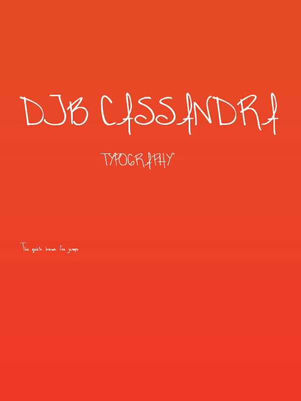 DJB CASSANDRA Poster