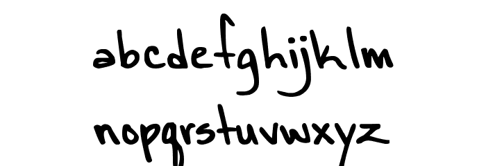 DJB CASSANDRA Font LOWERCASE