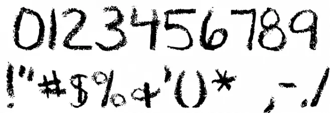 DJB CHALK IT UP Font OTHER CHARS