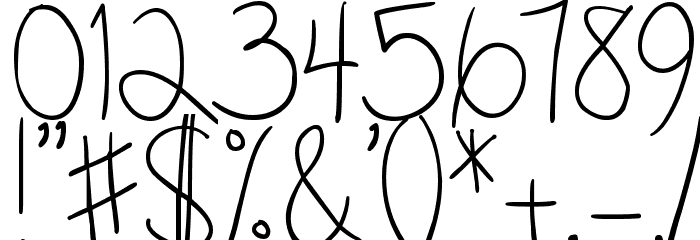 DJB CLyleRun2 Font OTHER CHARS