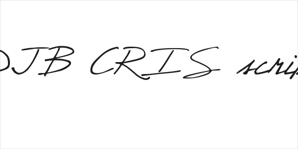 DJB CRIS script Logo