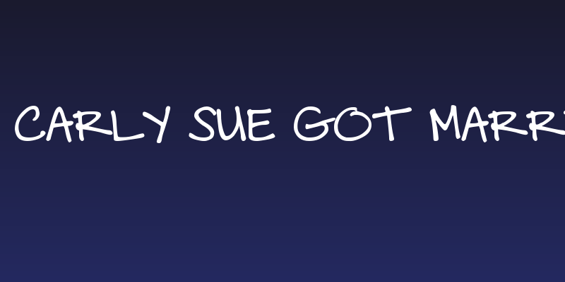 DJB Carly Sue Got Married Social Header