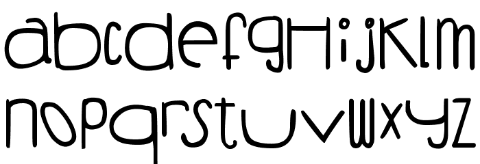 DJB Coffee Shoppe Buzzed Font LOWERCASE