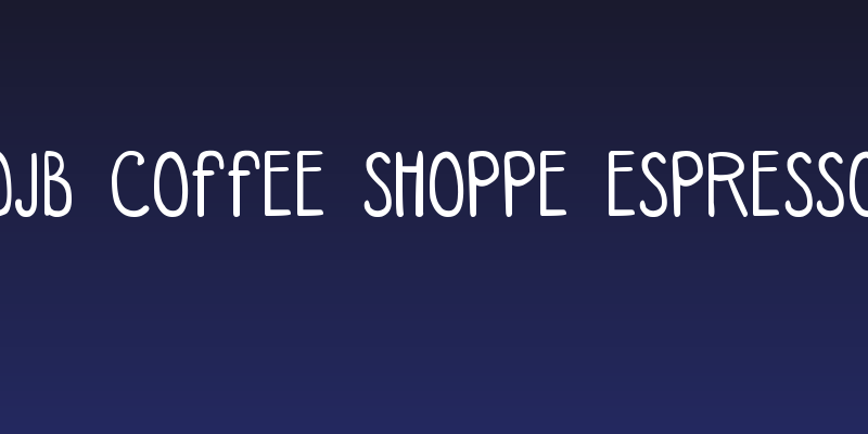DJB Coffee Shoppe Espresso Social Header