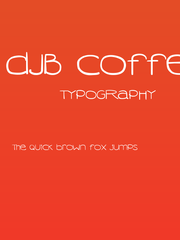 DJB Coffee Shoppe Venti Poster