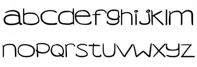 DJB Coffee Shoppe Venti Schriftart Kleinbuchstaben