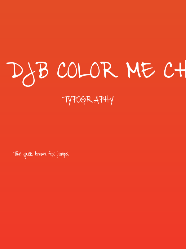 DJB Color Me Chic Poster