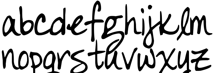 DJB Color Me Chic Font LOWERCASE