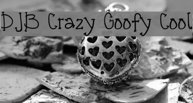 DJB Crazy Goofy Cool Font examples