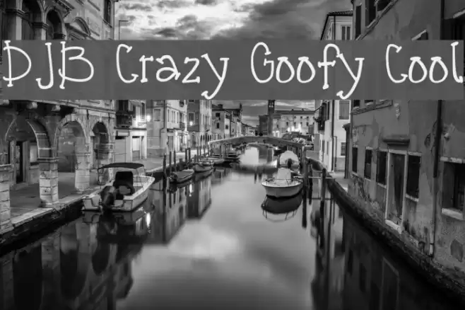 DJB Crazy Goofy Cool Font examples