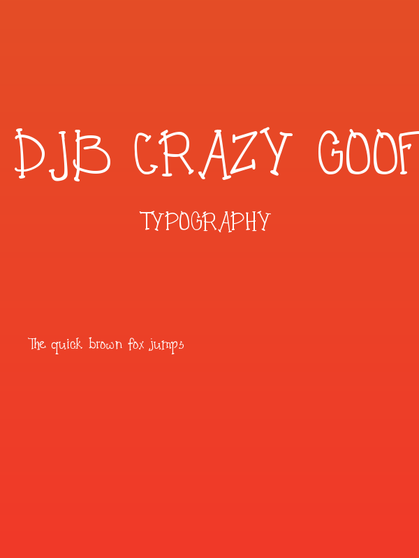 DJB Crazy Goofy Cool Poster