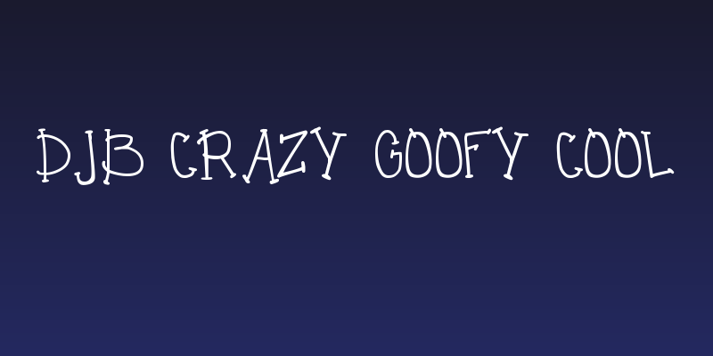 DJB Crazy Goofy Cool Social Header