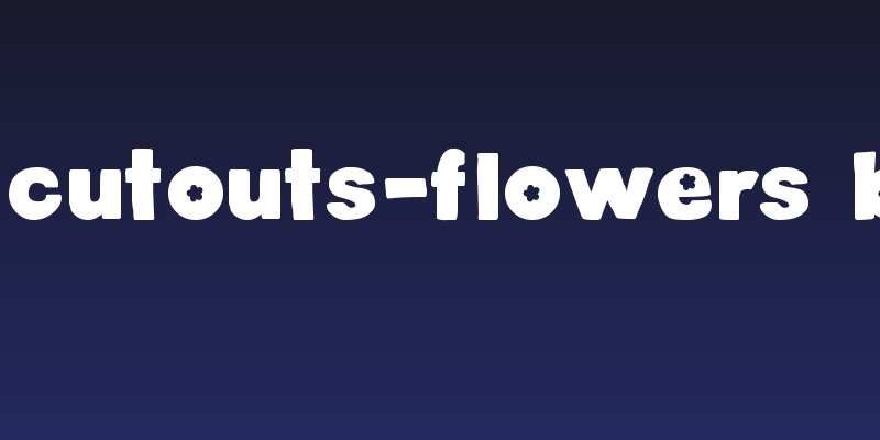 DJB Cutouts-Flowers Bold Social Header